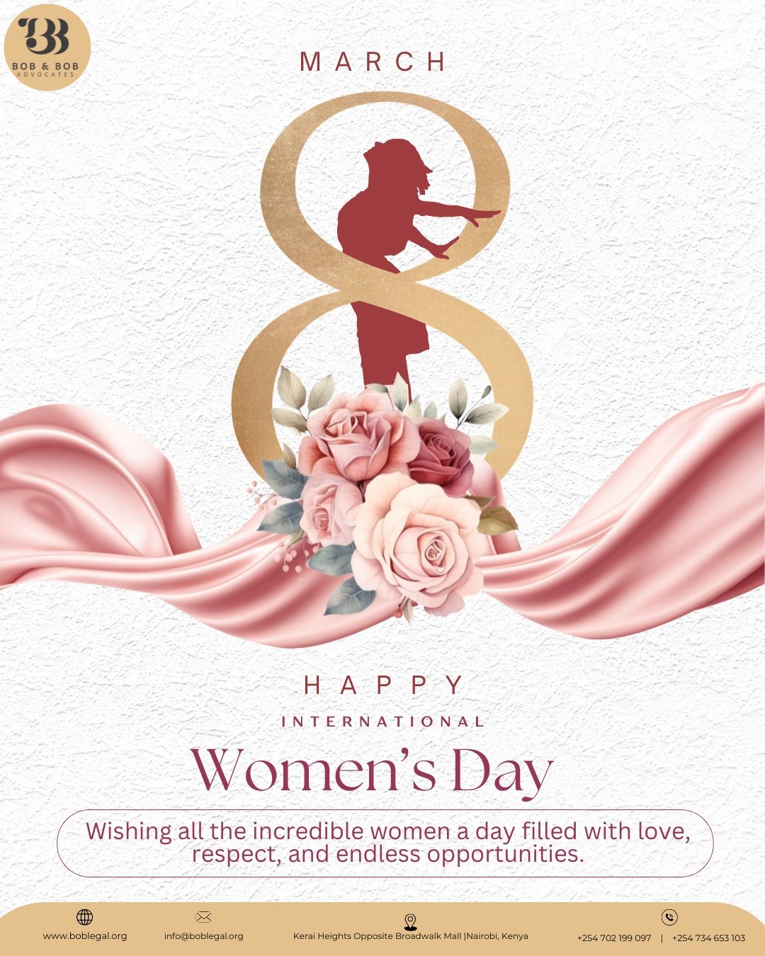 Celebrating International Women's Day by Bob & Bob Advocates